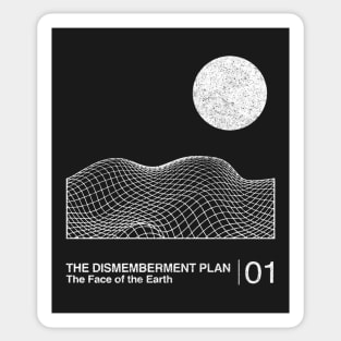 The Dismemberment Plan  / Minimalist Graphic Artwork Design Sticker